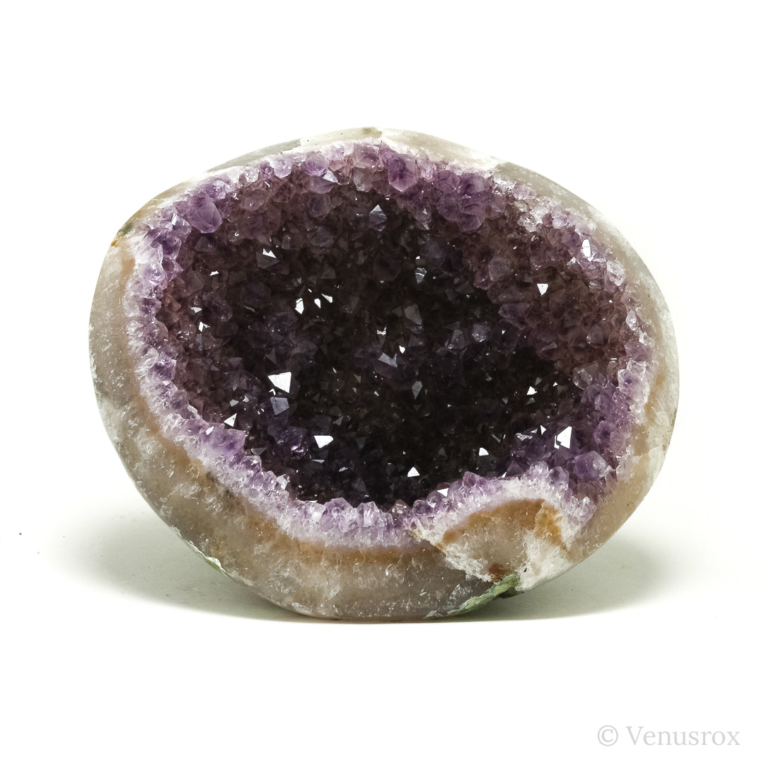 Amethyst with Quartz, Agate & Matrix Part Polished/Part Natural Cluster from Uruguay | Venusrox