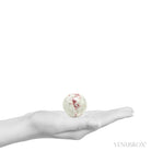 Cinnabite (Cinnabar in Scapolite) Polished Sphere from Peru | Venusrox