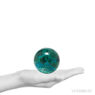 Chrysocolla with Malachite Polished Sphere from Peru | Venusrox
