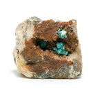 Rosasite with Selenite on Dolomite Natural Cluster from the Zellidja Mine, Bou Beker, Touissit-Bou Beker mining district, Jerada Province, Oriental Region, Morocco | Venusrox