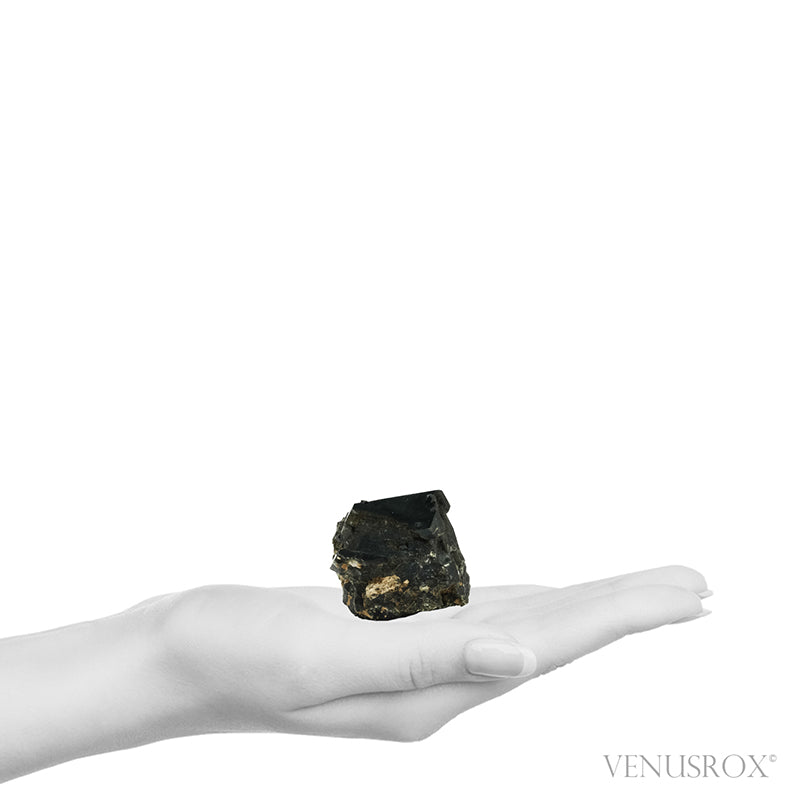 Black Andradite Garnet Natural Crystal from the Imilchil area, Midelt Province, Drâa-Tafilalet Region, Morocco | Venusrox