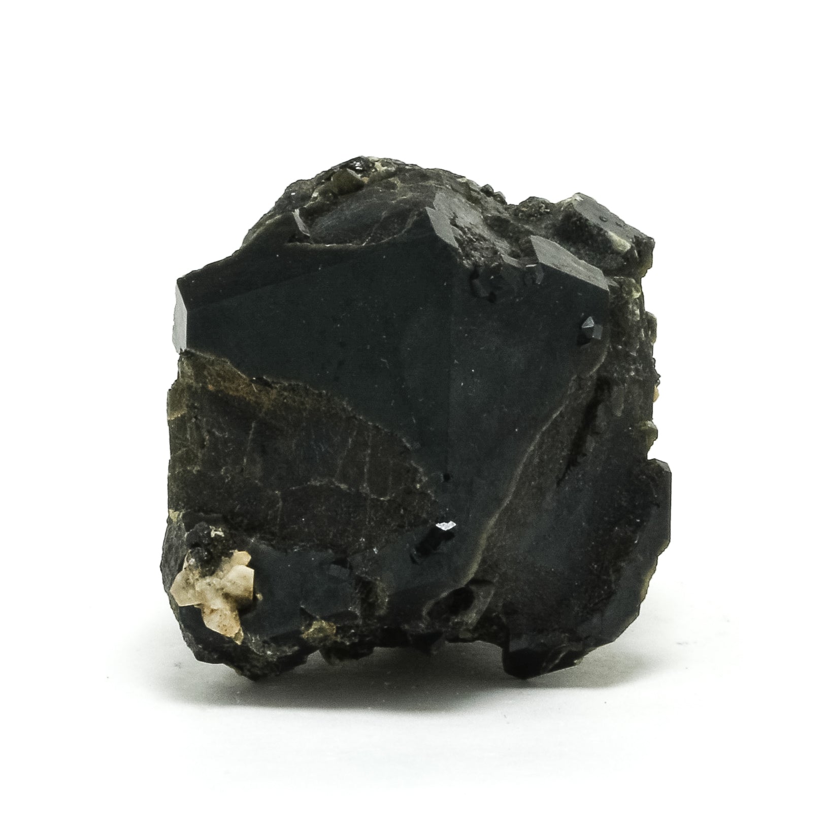 Black Andradite Garnet Natural Crystal from the Imilchil area, Midelt Province, Drâa-Tafilalet Region, Morocco | Venusrox