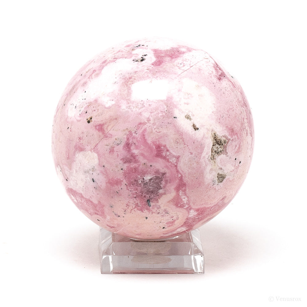 Rhodonite with Quartz Sphere from Peru | Venusrox