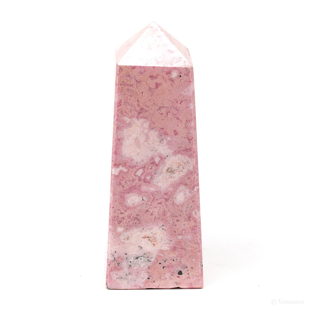 Rhodonite with Quartz Polished Point from Peru | Venusrox
