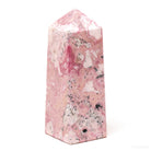 Rhodonite with Quartz Polished Point from Peru | Venusrox