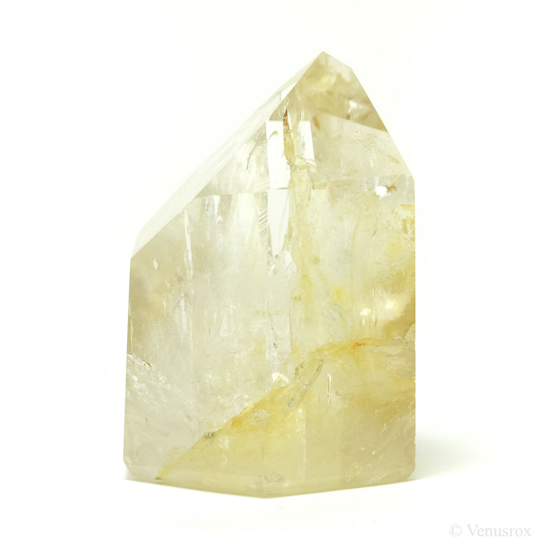 Golden Quartz Polished Point from Brazil | Venusrox