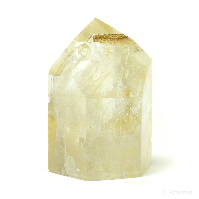 Golden Quartz Polished Point from Brazil | Venusrox
