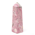 Rhodonite with Quartz Polished Point from Peru | Venusrox