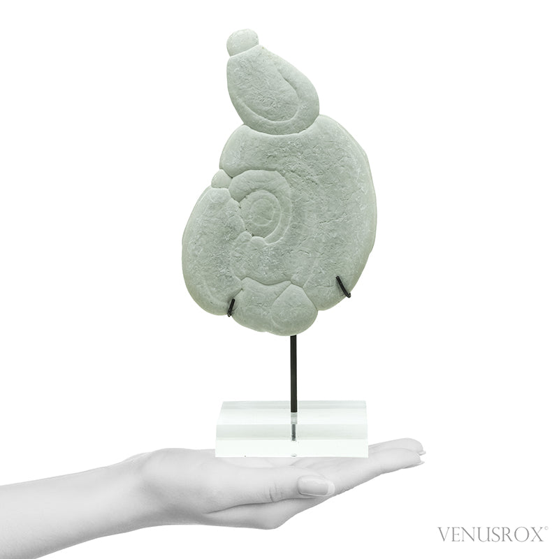 Fairy Stone Natural Crystal from Abitibi, Quebec, Canada mounted on a bespoke stand | Venusrox