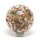 Ocean Jasper Part Polished/Part Natural Sphere from Madagascar | Venusrox