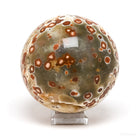 Ocean Jasper Part Polished/Part Natural Sphere from Madagascar | Venusrox