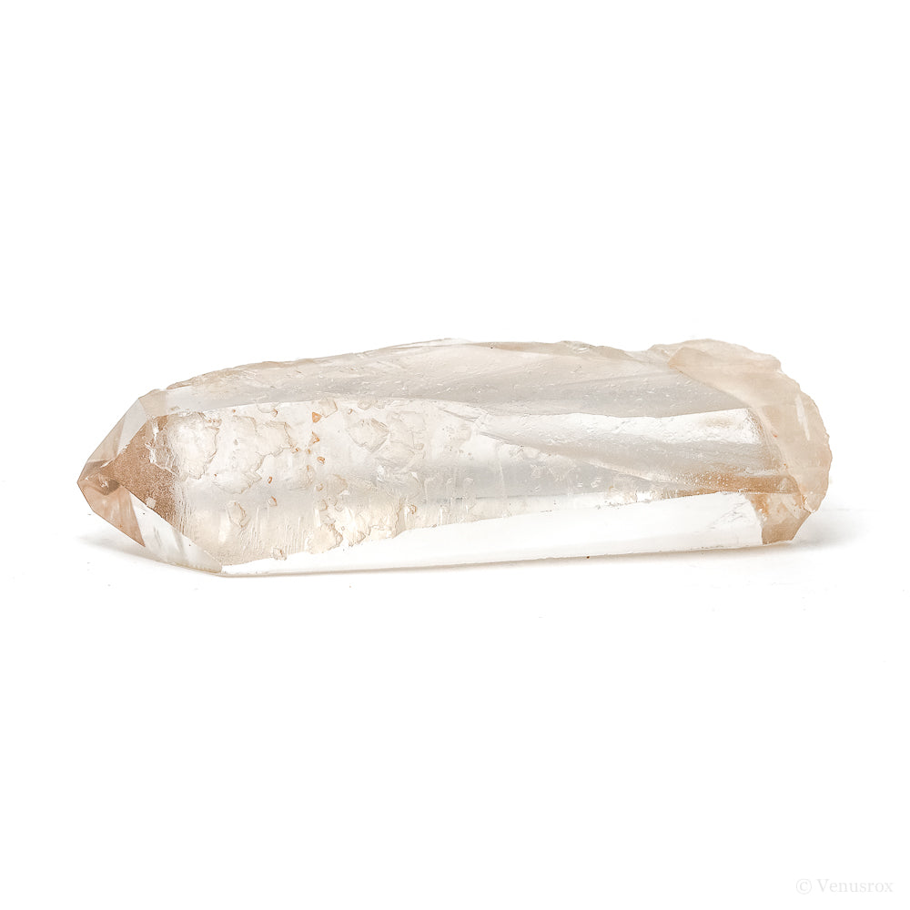 Lemurian Quartz with Hematite Part Polished/Part Natural Point from Brazil | Venusrox