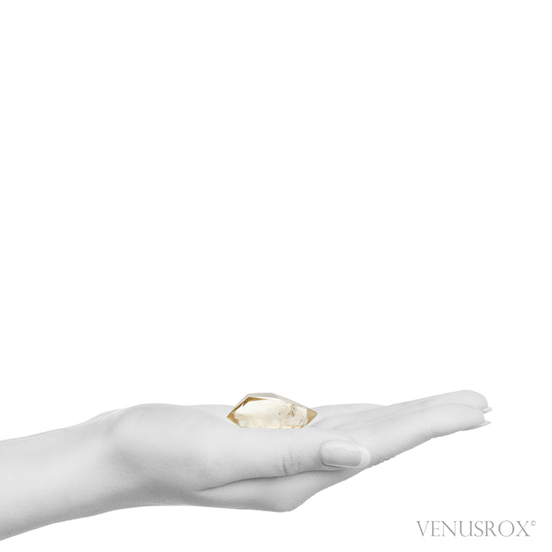 Natural Citrine Double Terminated Polished Point from Shaba, Zaire | Venusrox