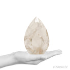 Natural Citrine Polished Flame from Brazil | Venusrox