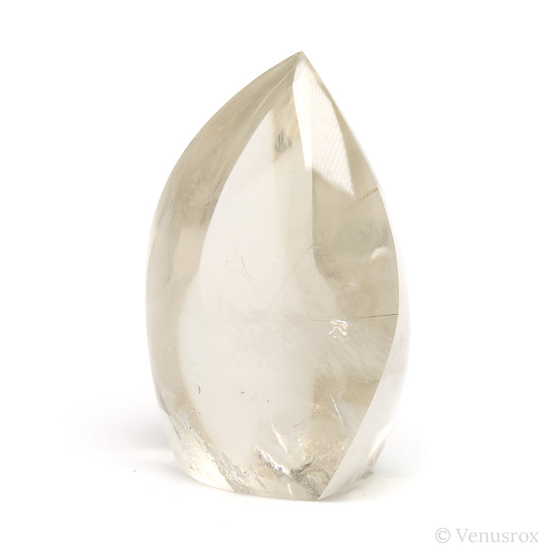 Rutilated Natural Citrine Polished Flame from Brazil | Venusrox