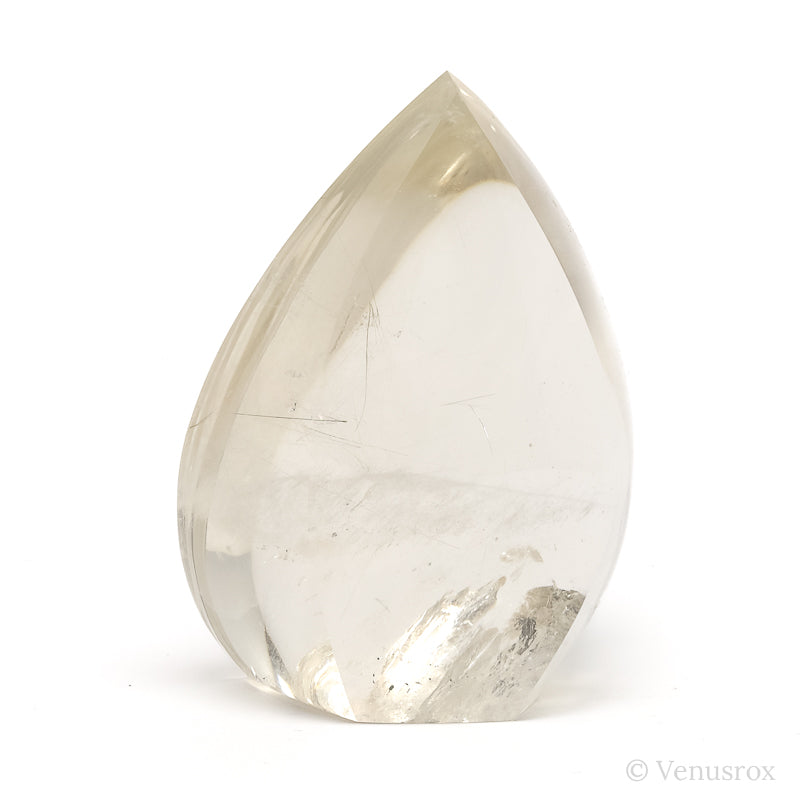 Rutilated Natural Citrine Polished Flame from Brazil | Venusrox