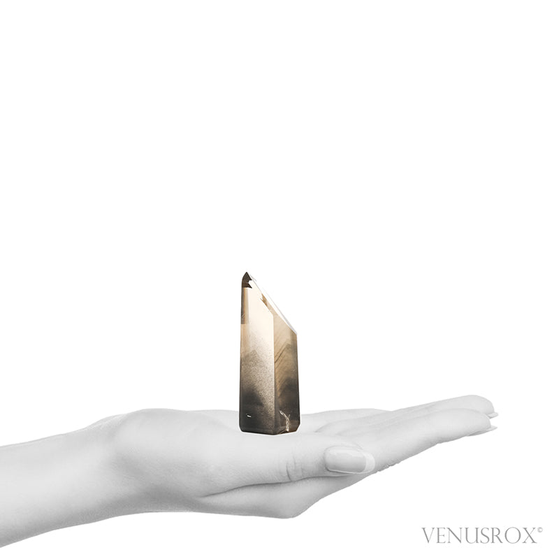 Black Phantom Smoky Quartz Polished Point from Brazil | Venusrox