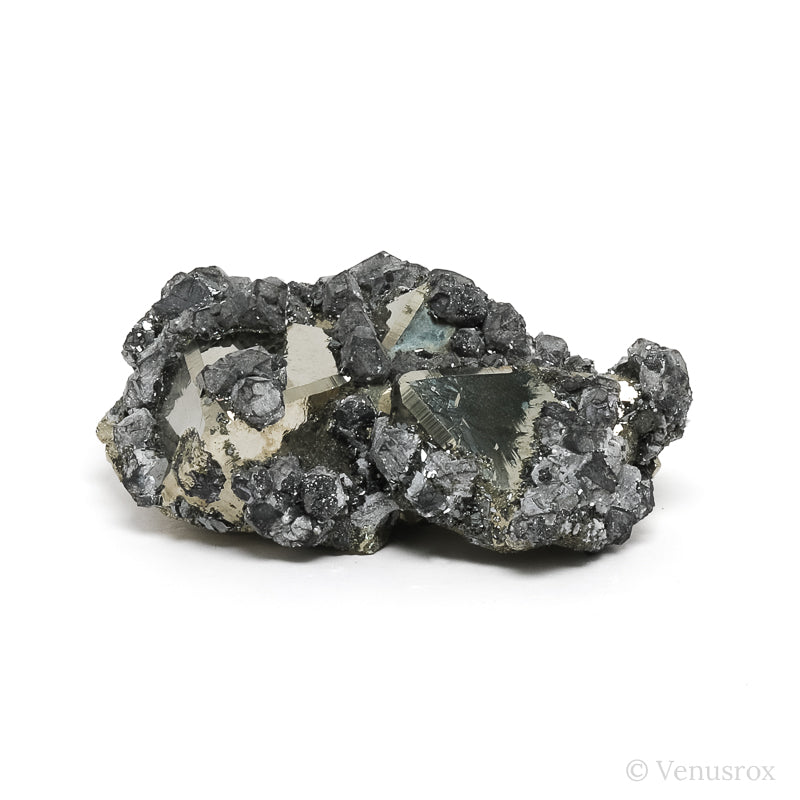 Pyrite with Sphalerite Natural Cluster from the Huanzala Mine, Huallanca District, Dos de Mayo Province, Huánuco Department, Peru | Venusrox