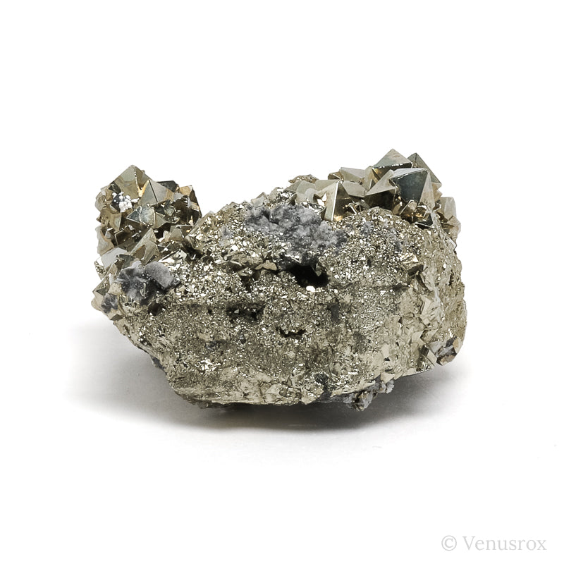 Pyrite Natural Cluster from the Huanzala Mine, Huallanca District, Dos de Mayo Province, Huánuco Department, Peru | Venusrox