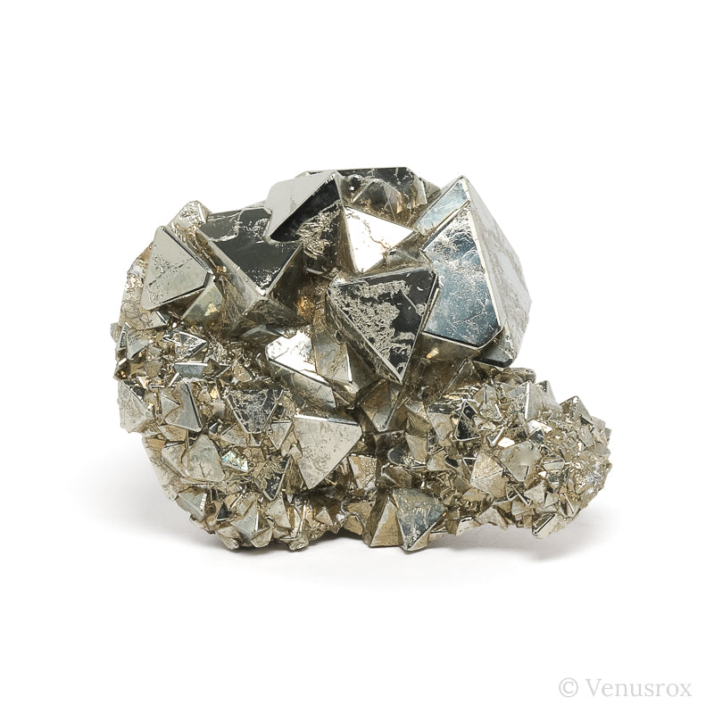 Pyrite Natural Cluster from the Huanzala Mine, Huallanca District, Dos de Mayo Province, Huánuco Department, Peru | Venusrox