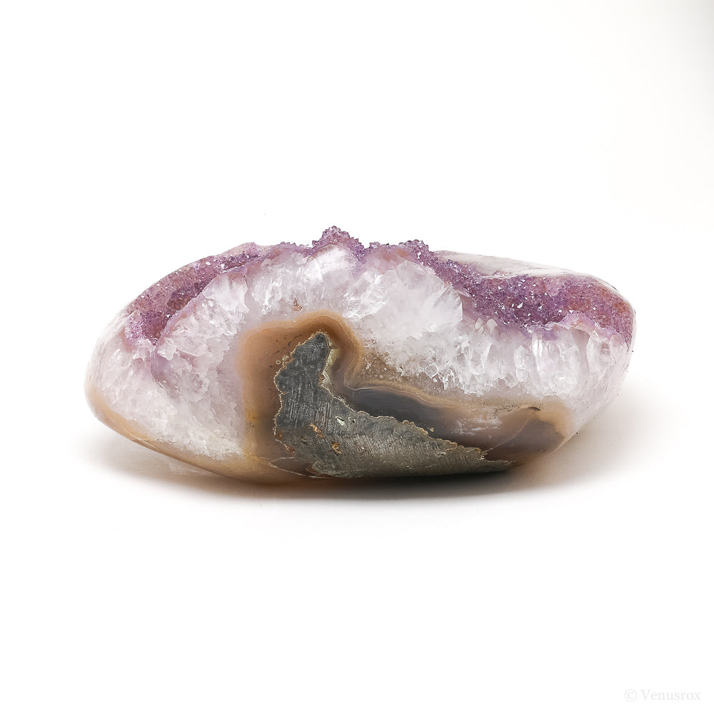 Amethyst with Agate Polished/Natural Cluster from Uruguay | Venusrox