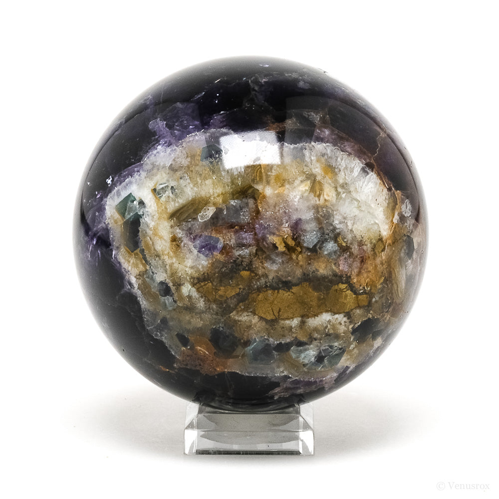 Fluorite Polished Sphere from Russia | Venusrox