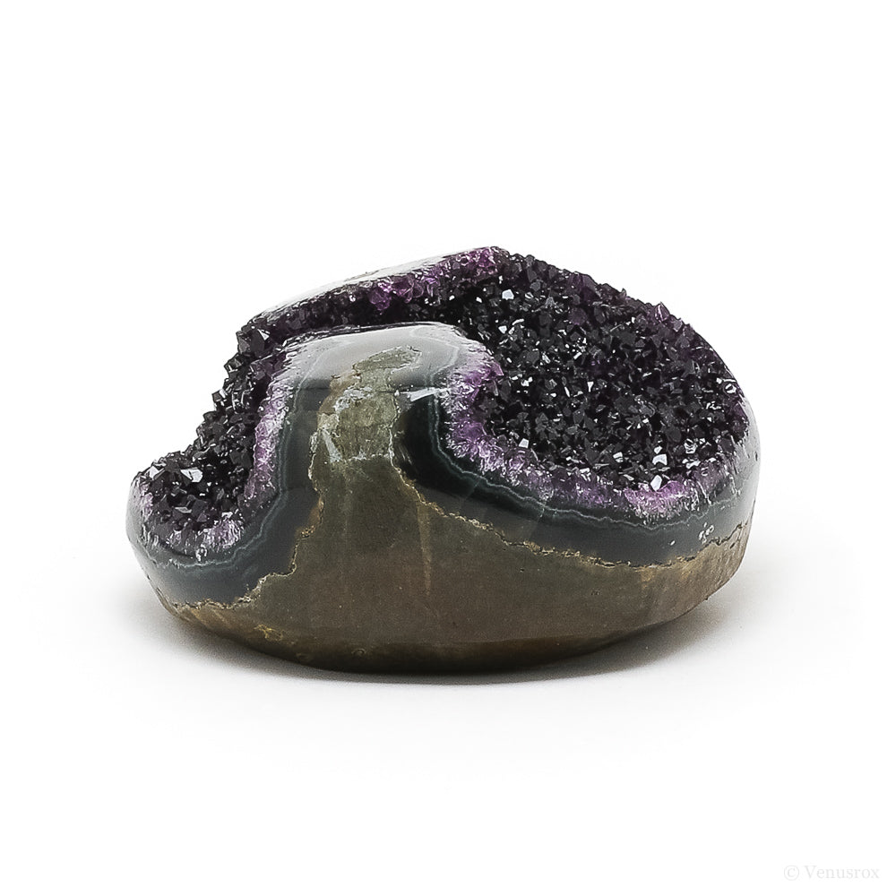 Amethyst with Agate Polished/Natural Cluster from Uruguay | Venusrox
