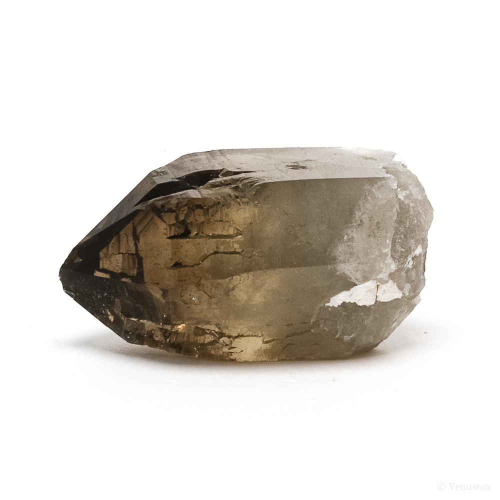 Smoky Quartz with Feldspar Natural Point from Mount Malosa, Zomba District, Malawi | Venusrox