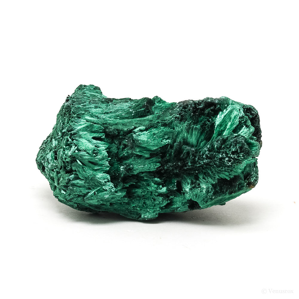 Fibrous Malachite Natural Crystal from the Luishia Mine, Katanga Province, Democratic Republic of Congo | Venusrox