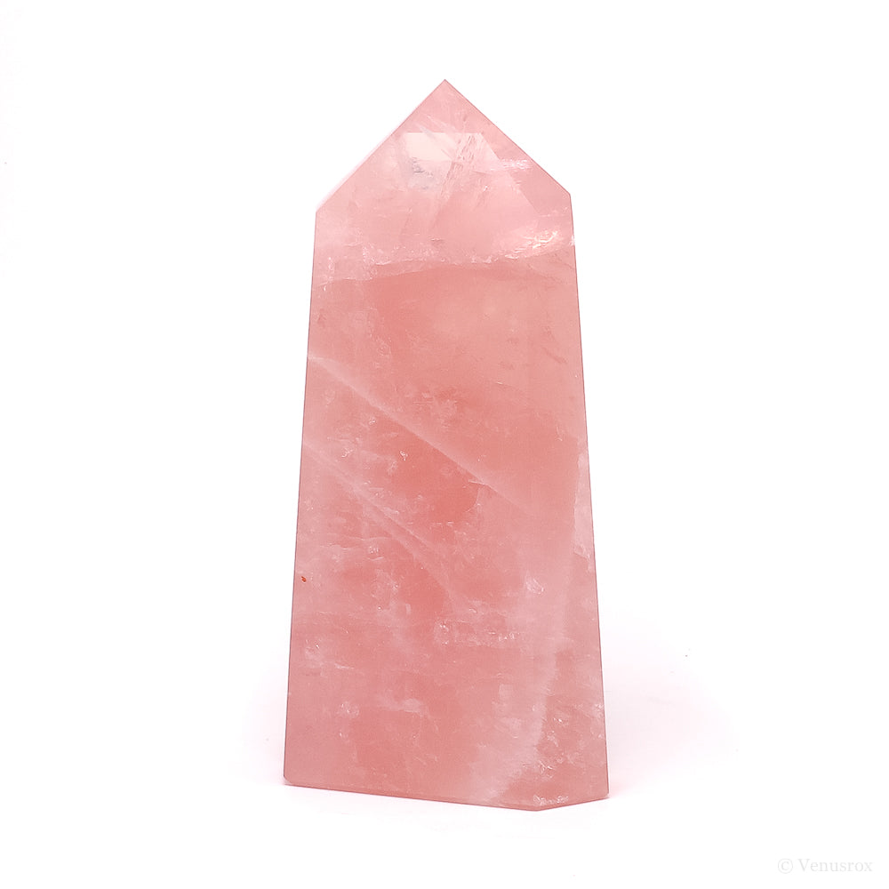 Rose Quartz Polished Point from Brazil | Venusrox