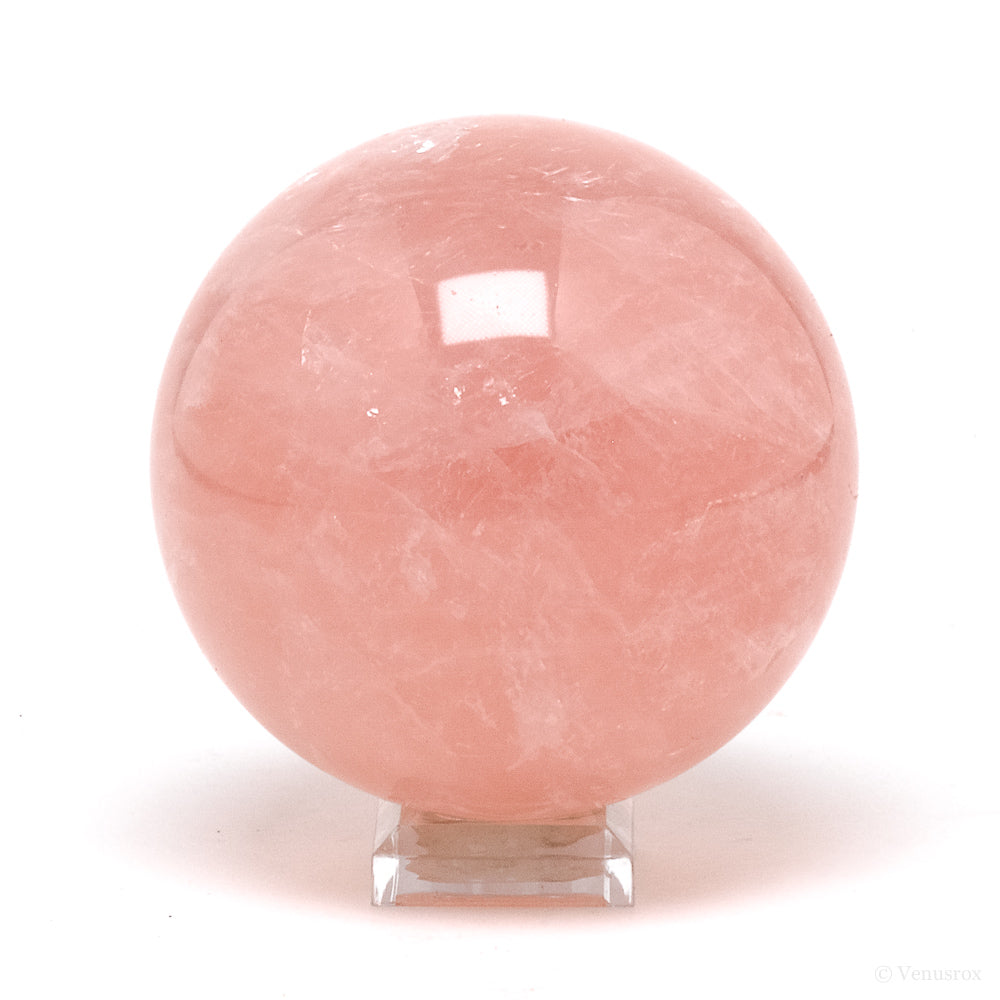 Rose Quartz Polished Sphere from Brazil | Venusrox