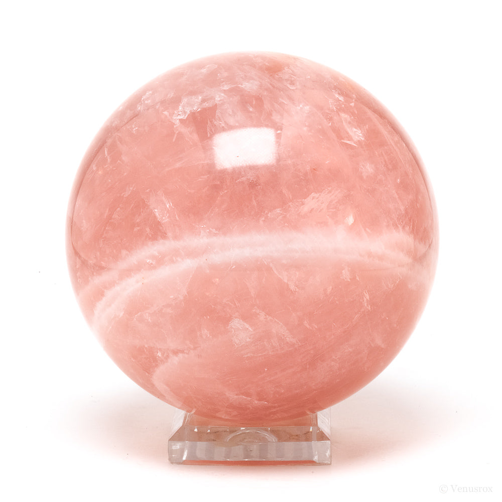 Star Rose Quartz Polished Sphere from Brazil | Venusrox