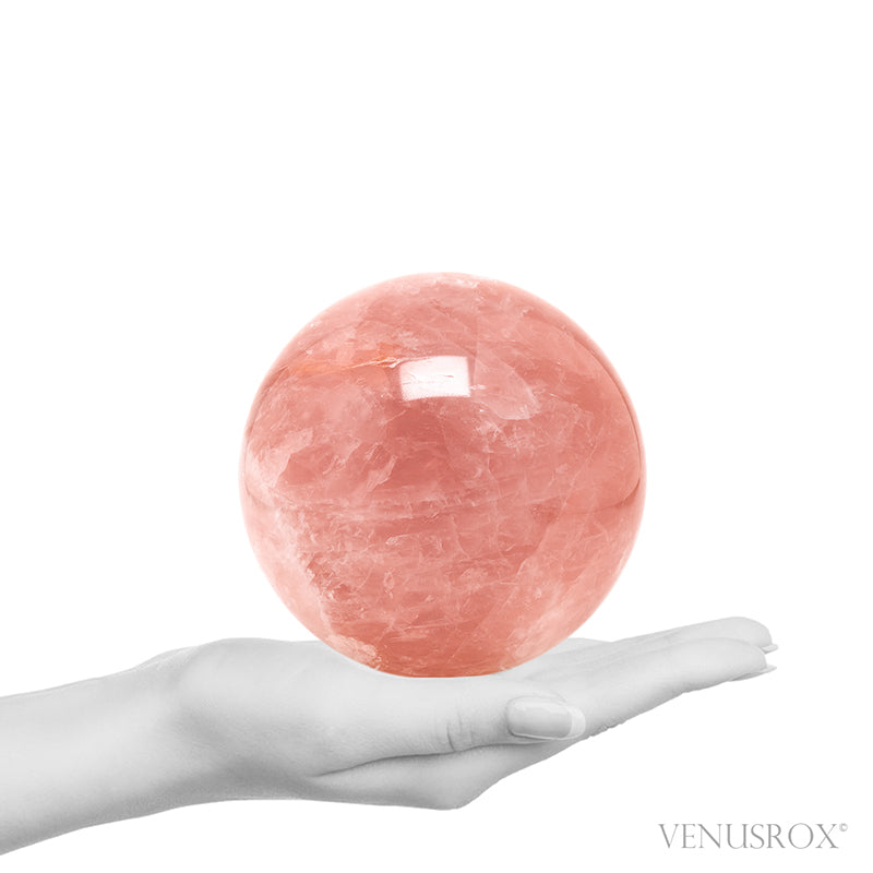 Star Rose Quartz Polished Sphere from Brazil | Venusrox