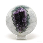 Amethyst with Agate & Chromium Geode Sphere  | Venusrox