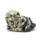 Pyrite with Sphalerite Natural Cluster from the Huanzala Mine, Huallanca District, Dos de Mayo Province, Huánuco Department, Peru | Venusrox