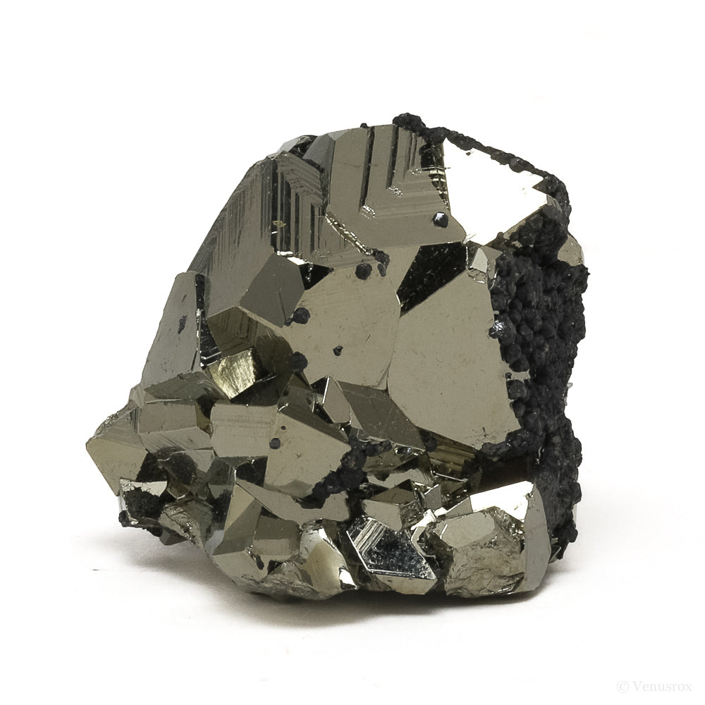 Pyrite with Sphalerite Natural Cluster from the Huanzala Mine, Huallanca District, Dos de Mayo Province, Huánuco Department, Peru | Venusrox