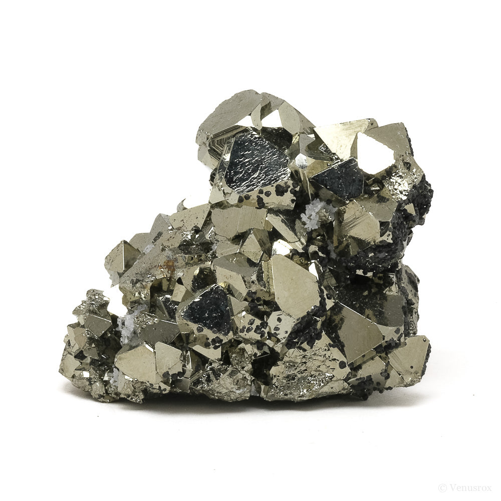 Pyrite with Sphalerite Natural Cluster from the Huanzala Mine, Huallanca District, Dos de Mayo Province, Huánuco Department, Peru | Venusrox