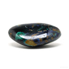 Azurite and Malachite in Matrix Polished Crystal from Huancavelica, Peru | Venusrox