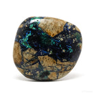 Azurite and Malachite in Matrix Polished Crystal from Huancavelica, Peru | Venusrox