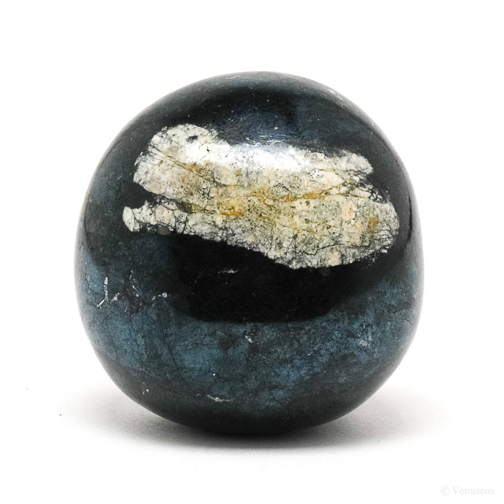 Covellite with Pyrite Polished Crystal from Peru | Venusrox