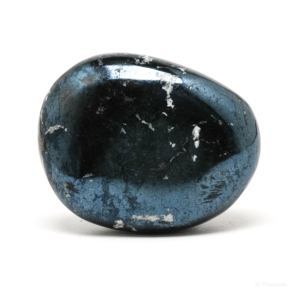 Covellite with Pyrite Polished Crystal from Peru | Venusrox