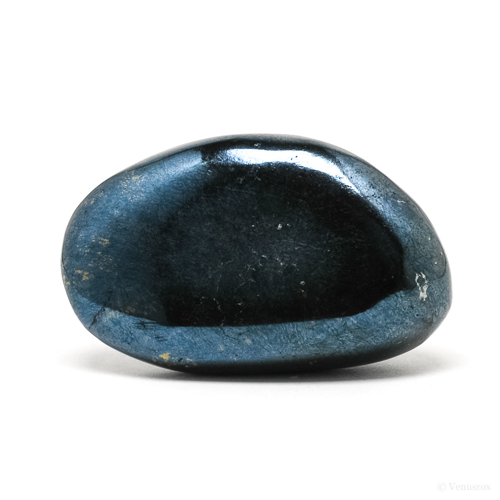 Covellite with Pyrite Polished Crystal from Peru | Venusrox
