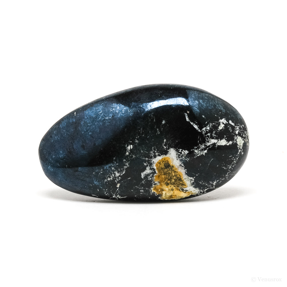Covellite with Pyrite Polished Crystal from Peru | Venusrox