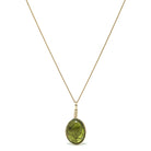 Peridot Polished Sphere Pendant from the Kaghan Valley, Pakistan | Venusrox