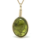 Peridot Polished Sphere Pendant from the Kaghan Valley, Pakistan | Venusrox
