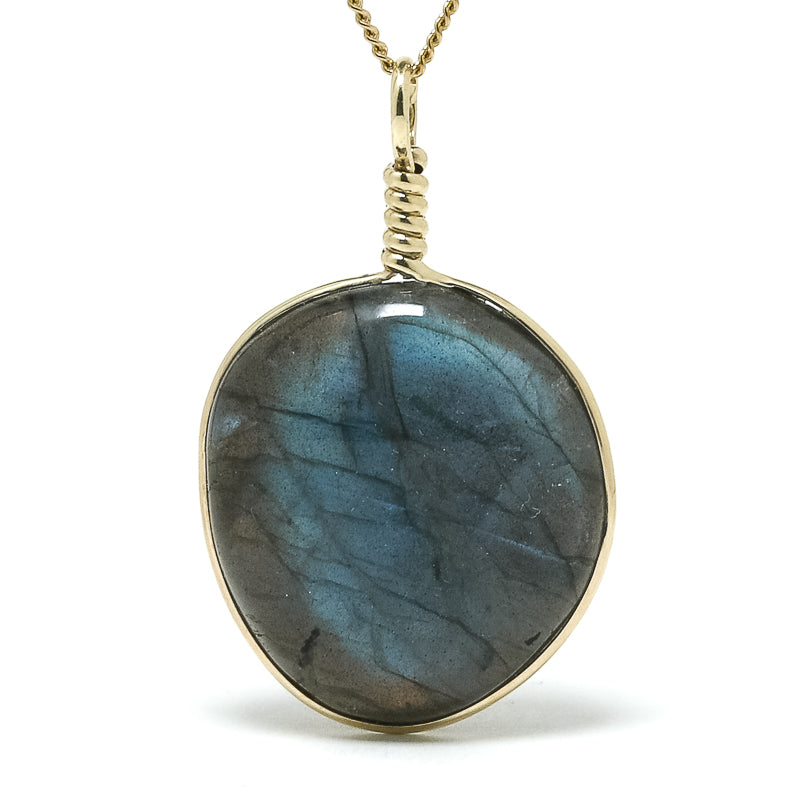 Labradorite Polished Crystal Pendant from Madagascar | Venusrox