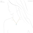 Aquamarine Polished Heart Pendant from Mozambique | Venusrox