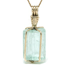 Aquamarine Polished Crystal Pendant from Russia | Venusrox