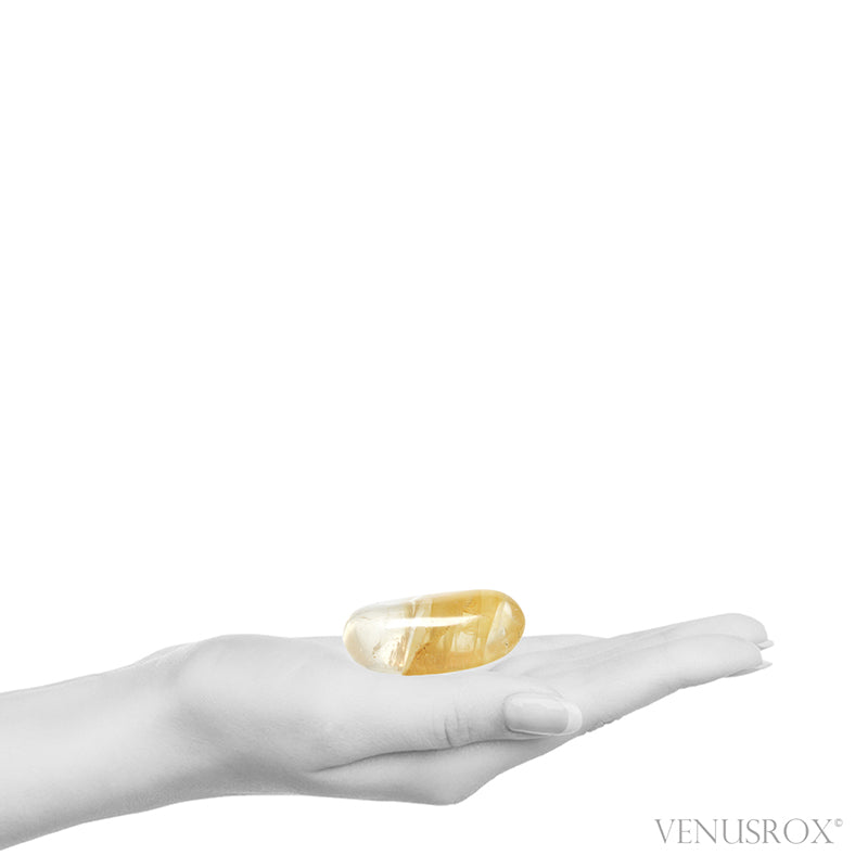 Golden Quartz Polished Crystal from Brazil | Venusrox