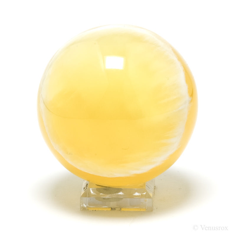 Orange Calcite Sphere from Utah, USA | Venusrox